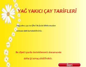 Yağ yakıcı çay tarifleri Screenshot 1
