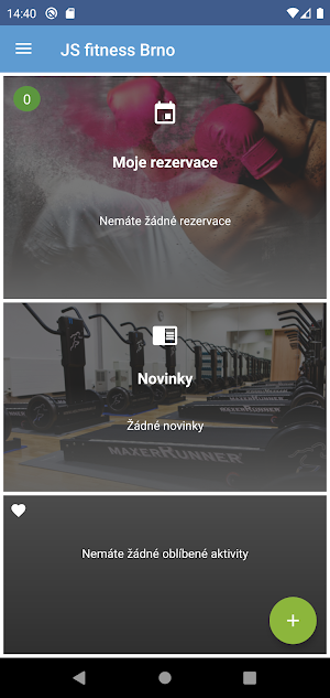 JS fitness Brno Screenshot 1