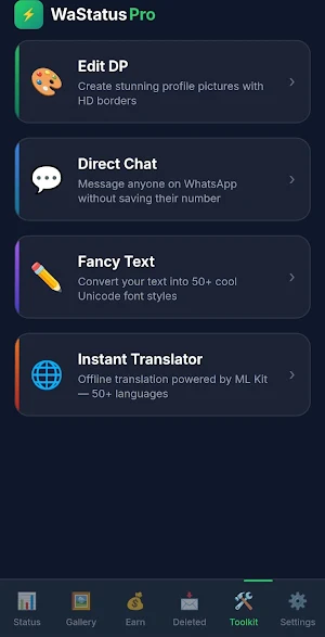 WaStatus: Pro Saver & Chat Screenshot 2