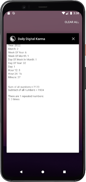 Daily Digital Karma Screenshot 2