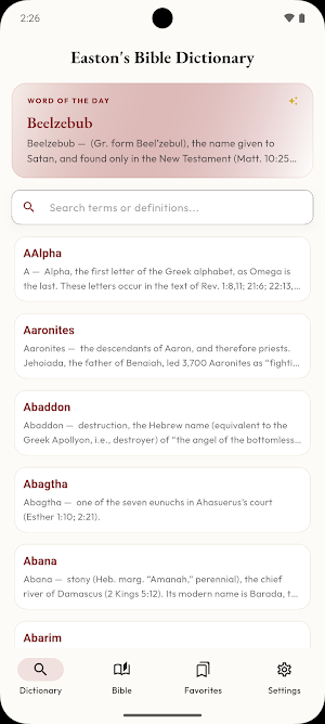 Easton's Bible Dictionary Screenshot 0