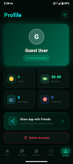 RewardHub: Watch And Earn Screenshot 3