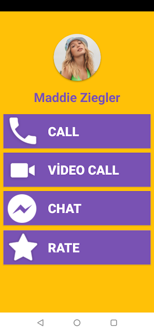 Maddie Ziegler Fake Video Call Maddie Ziegler Chat Screenshot 1