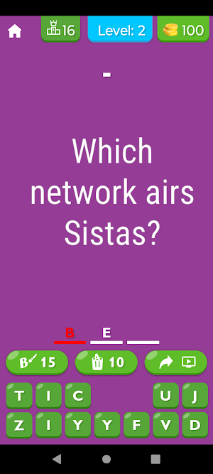 Sistas TV Series Quiz Game Screenshot 3