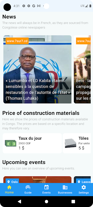 RDC - Diaspora connect Screenshot 1