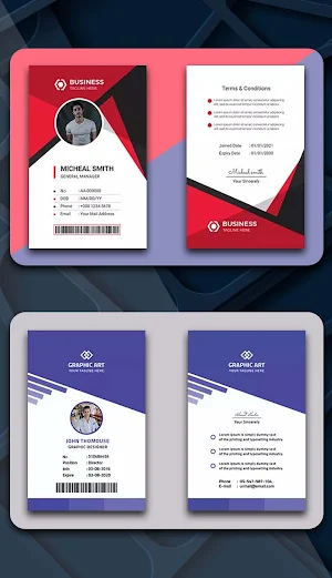 Employee Card Maker Screenshot 2