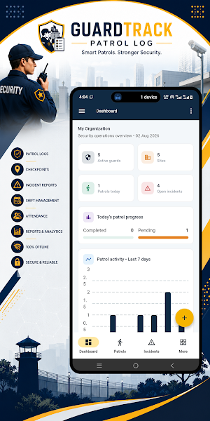 GuardTrack: Patrol Log Screenshot 1