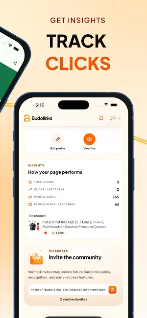 Budolinks - Bio & Storefront Screenshot 2