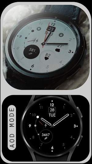 Minimal White Watch Face Screenshot 3