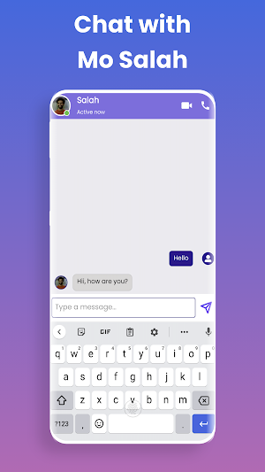 Mo Salah Fake Video Call Screenshot 3