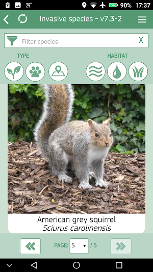 Invasive Alien Species Europe Screenshot 1