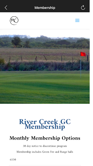River Creek Golf Course screenshot 2