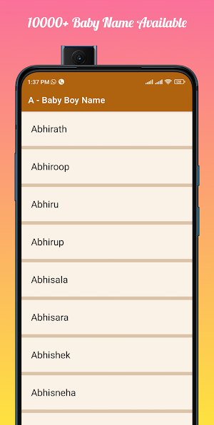 Unique Baby Name's Screenshot 3