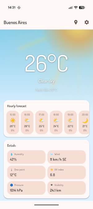 EsbiloWeather Screenshot 1