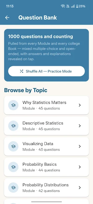 StatGuru: Learn Statistics Screenshot 1