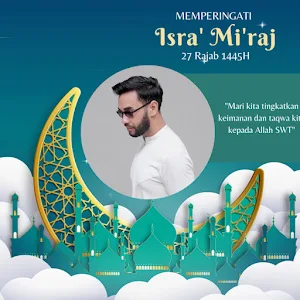 Bingkai foto Isra Mi'raj 2024 Screenshot 0