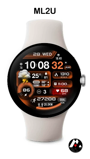 ML2U 261 Watch Face Screenshot 3