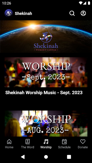 Shekinah Worship Center Screenshot 3