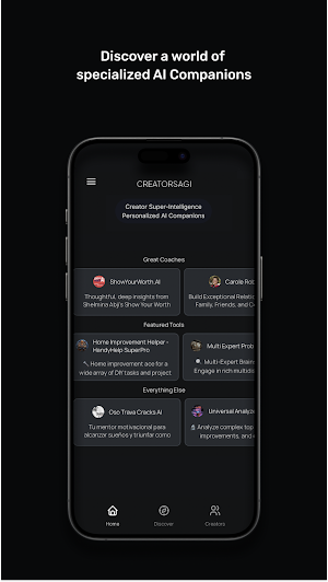 Creators AGI: AI Companions Screenshot 3