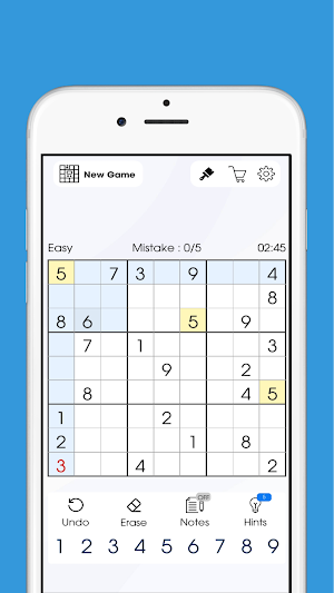 Sudoku Easy Puzzle Screenshot 0