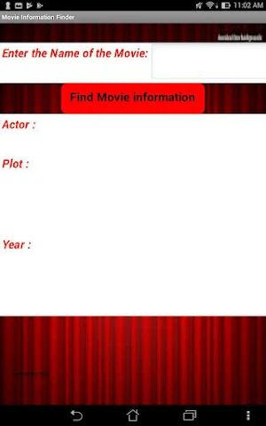 Movie Information Finder Screenshot 0