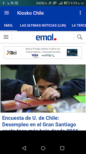 Periodicos Chilenos - Diarios de Chile Screenshot 1