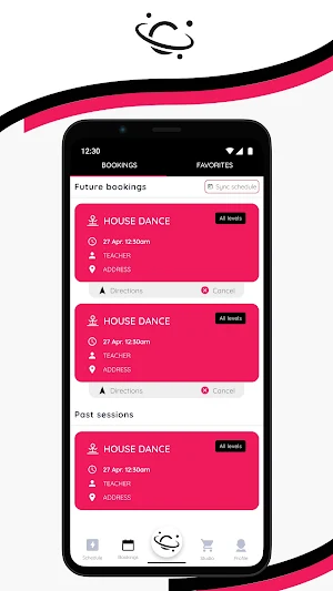 Dance studio SPACE Screenshot 2