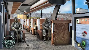 Army Coach Bus Driving Sim 3D Screenshot 3