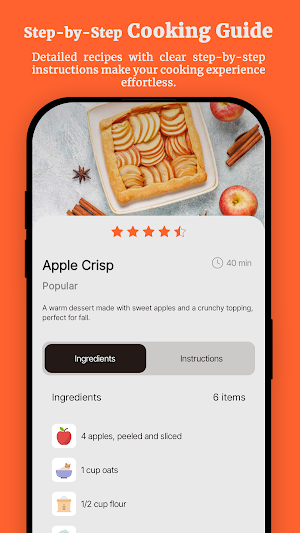 Cheforia – AI Recipe Creator Screenshot 1