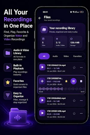 Mumaura Voice Recorder & Video Screenshot 3