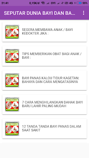 SEPUTAR DUNIA BAYI DAN BALITA Screenshot 3