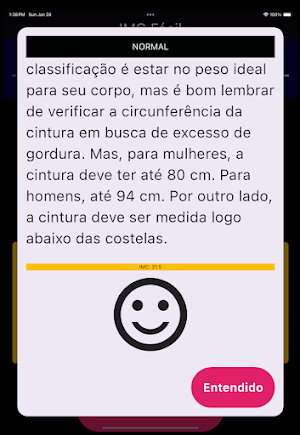 Imc Fácil Screenshot 2