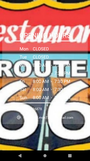Restaurant Route 66 Screenshot 2