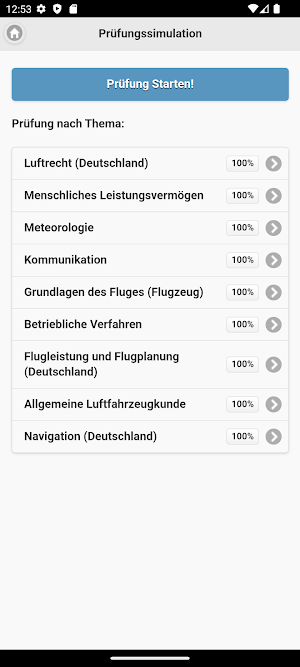 Quiz PPL(A) Deutsch Screenshot 1