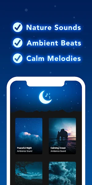 Sleep Sounds 🌙 Relax & Sleep: (Relaxing Sounds) Screenshot 1