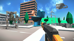 Toilet Monster Sk bidi FPS War Screenshot 3