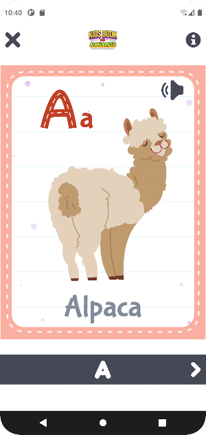 Kids Book of Alphabets Screenshot 0