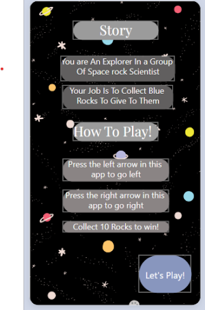 Space Game Screenshot 1