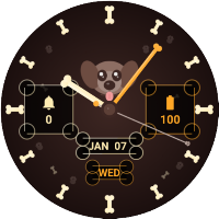 Dog Bones - watch face