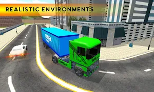 Truck Parking - Real 3D Truck Simulator Screenshot 1
