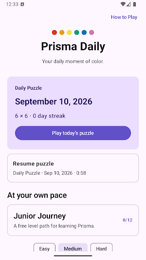 Prisma Daily: Color Sudoku Screenshot 0