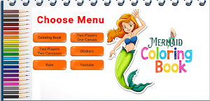 Mermaid Coloring:Kids Coloring Screenshot 0