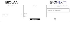 BIOMILK CALCULATOR Screenshot 2