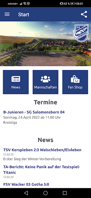 SV Empor Walschleben e.V. Screenshot 1