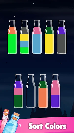 Water Sort: ColorFlow Puzzle Screenshot 1