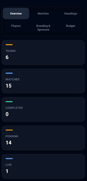 MAPOS – Tournament Manager Screenshot 3