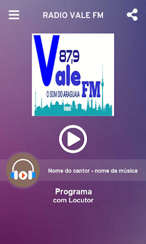Radio vale fm Screenshot 1