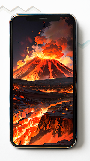 Volcano HD Wallpapers Screenshot 1