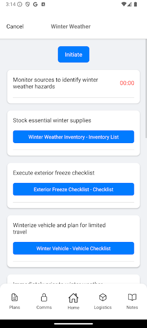 ReadyPlan: Crisis Planner Screenshot 2