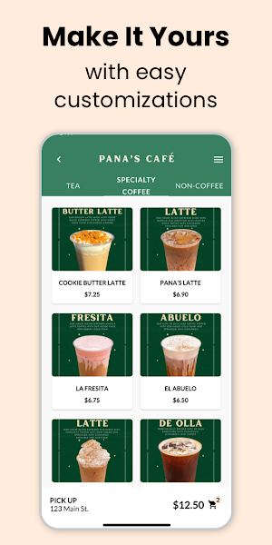 Pana's Cafe Screenshot 2